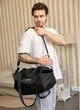 Мужская спортивная сумка из ткани Oxford Vogue городская водостойкая черная Sambag 55444 - изображение 14