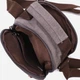 Сумка планшет через плечо мужская Vintage leather-22217 Серая - изображение 8