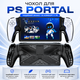 Защитный чехол для PlayStation Portal со встроенной подставкой и нескользкой ручкой, силикон/ТПУ, черный - изображение 1