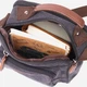 Сумка планшет через плече чоловіча Vintage leather-22237 Чорна - зображення 8