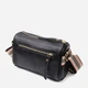 Сумка кросс боди через плечо женская из натуральная кожи Vintage leather-22262 Черная - изображение 3