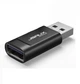 Адаптер JSAUX USB A to USB A Data Blocker, 2.4A, black (DC0001) - зображення 1