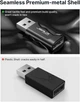 Адаптер JSAUX USB A to USB A Data Blocker, 2.4A, black (DC0001) - зображення 7