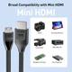 Кабель Cable Matters miniHDMI to HDMI 2.1 8K@60Hz, 4K@240Hz, 48Gbps, 2м, black (301021-2m) - изображение 6