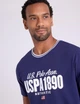 Мужская футболка U.S. Polo Assn. синяя, M - изображение 2