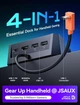 Док-станция JSAUX для Steam Deck/ROG Ally/Legion Go Dock, 4-в-1, HDMI 4K@60Hz, 2USB-A и 100 Вт USB-C (HB0503) - изображение 3