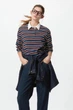 Лонгслів Uniqlo 44(M) Коричнево-синій (150111) - зображення 4