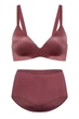 Комплект белья: бюстгальтер push-up и трусики-шортики Victoria's Secret 80D/L Розовый (150206) - изображение 1