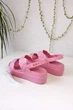 Босоножки женские Crocs Brooklyn Woven Upper Low Wedge rosette w8 38-39, арт.209977-6XX - изображение 3