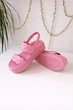 Босоножки женские Crocs Brooklyn Woven Upper Low Wedge rosette w8 38-39, арт.209977-6XX - изображение 5