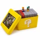 Магнитный конструктор Magnetic Cube 240 кубиков с 11 текстурными блоками, 2 фигурками и пластиковой коробкой - изображение 2