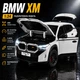 Машинка на радиоуправлении BMW XM 1:24 белая, металлическая RC модель автомобиля, свет, звук, дым, открывающиеся двери, аккумулятор - изображение 1