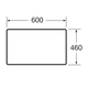 Стільниця для ванної ROCA VICTORIA BASIC A857502806, білий/глянсовий, на тумбу, 60 см - изображение 2