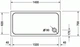 Душовий піддон DURAVIT D-CODE 720095000000000, прямокутна, акрил - изображение 2