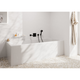 Вилив настінний для ванни HANSGROHE TECTURIS E, чорний, латунь - изображение 3