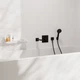 Вилив настінний для ванни HANSGROHE TECTURIS E, чорний, латунь - изображение 4