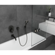 Вилив настінний для ванни HANSGROHE VERNIS BLEND, чорний, метал - изображение 6