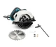 Циркулярна пила для дому та майстерні Makita HS7010 1200 Вт 185 мм , із глибиною пропилу 66 мм, підключенням пилососа для столярних, будівельних і ремонтних робіт - зображення 6