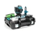 Лазерный уровень Makita SK700GDZ 4D, 16 линий, 360°, с зеленым лазером, LED-дисплеем, двумя аккумуляторами, штативом и чехлом для строительных и монтажных работ - изображение 10