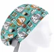 Медицинская шапочка женская HeadwearUniverse универсальная принт Хомяк с кофе - изображение 1