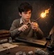 Чарівна паличка зі світу Harry Potter стріляюча вогнем Albus Dumbledore паличка 40 см подарунковий набір - зображення 4