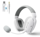 Беспроводные игровые наушники ATTACK SHARK L80PRO 2.4G/Bluetooth/Wired for PC PS XBOX White - изображение 1