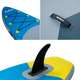Nadmuchiwana deska SUP Rebel ACTIVE 350 x 81 x 15 cm z wiosłem, pompką i torbą do przechowywania Niebieska RBA4501 (5901890120180) - obraz 4