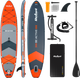 Надувная SUP доска Rebel ACTIVE 350 x 81 x 15 см с веслом, насосом и сумкой для хранения Оранжевая RBA4500 (5901890120173) - изображение 1