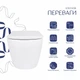 Підвісний унітаз Qtap Robin ML 520x365x365 мм кераміка Білий Soft-close - зображення 3