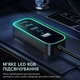 Автомобильное зарядное устройство Mcdodo 107W 5-портовое с дисплеем напряжения и подсветкой 12/24V CC-1900 - изображение 8