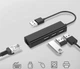 Переходник адаптер USB на Ethernet + 3 USB порта, черный (R051778) - изображение 3