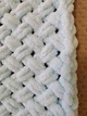 Плед детский вязаный нежно-голубой из пряжи Alize Puffy color ручной работы Handmade - изображение 2