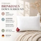 Подушка BRINKHAUS Down Surround Firm, 50x70 см, Белый - изображение 5