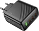 Сетевое зарядное устройство Hoco CS27A Supply PD67W (3C1A) charger (EU) Black (6942007639835) - изображение 4