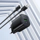 Сетевое зарядное устройство Borofone BAS82A Star single port QC3.0 charger set (Micro) (EU) Black (6941991126727) - изображение 4
