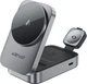 Беспроводное зарядное устройство Acefast E22 Desktop 3-in-1 Wireless Charging holder Metal Gray (6974316284079) - изображение 1