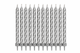 Свічки для торта срібні 12 шт + 12 підставок Помічниця святкові декоративні для дня народження - зображення 2