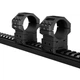 Кільця 30 мм / 34 мм DISCOVERY Heavy Duty Angle-Adjustable регульований нахил 30/60/90 MOA (2601006) на Picatinny - зображення 6