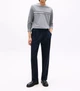 Лонгслів чоловічий Tommy Hilfiger regular fit з написом, сірого кольору, розмір M - изображение 2