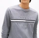 Лонгслів чоловічий Tommy Hilfiger regular fit з написом, сірого кольору, розмір M - изображение 4