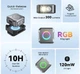 Ліхтар Універсальний SOFIRN SE1 SET (300 Люмен, УФ, RGB, Магніт) сірий - изображение 7