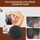 Мило-шампунь Polygonum Soap для затемнення сивого волосся Чорне - зображення 7