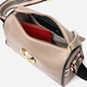 Сумка кросс боди через плечо женская из натуральная кожи Vintage leather-22263 Бежевая - изображение 8