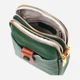 Сумка планшет через плечо женская из натуральная кожи Vintage leather-22268 Зеленая - изображение 8