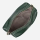 Сумка кросс боди через плечо женская из натуральная кожи Vintage leather-22277 Зеленая - изображение 7