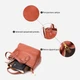 Сумка кросс боди через плечо женская из натуральная кожи Vintage leather-22285 Коричневая - изображение 6