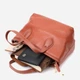 Сумка кросс боди через плечо женская из натуральная кожи Vintage leather-22285 Коричневая - изображение 9