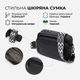 Сумка кросс-боди женская кожаная Vintage leather-22294 Черная - изображение 15