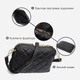 Сумка кросс-боди женская кожаная Vintage leather-22315 Черная - изображение 6