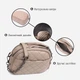 Сумка кросс боди через плечо женская из натуральная кожи Vintage leather-22328 Бежевая - изображение 5